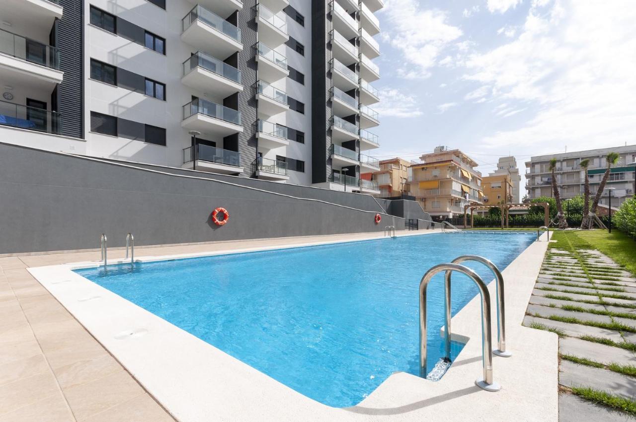 Appartamento Ag Residencial El Alamo Playa de Gandia Esterno foto