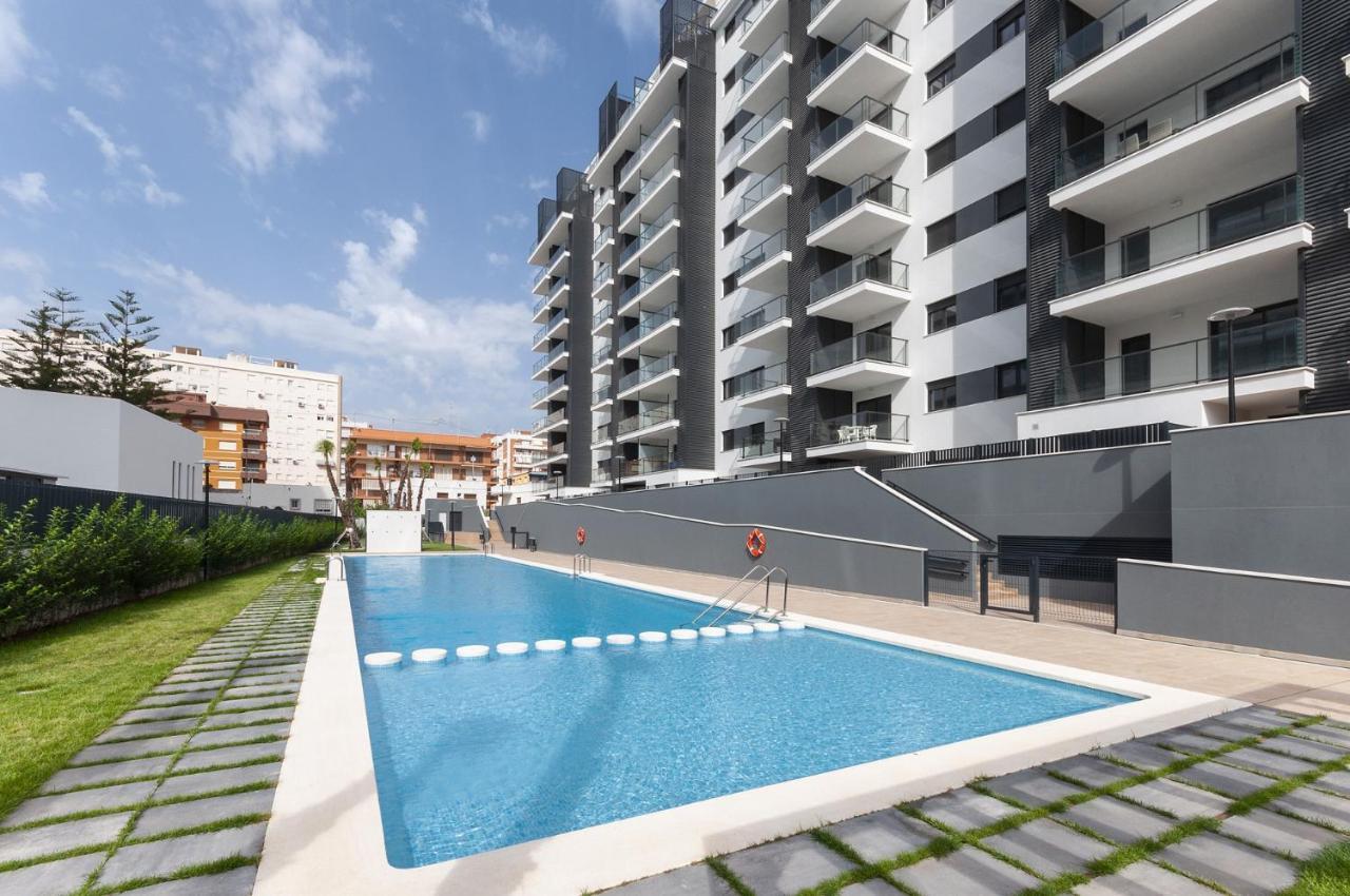 Appartamento Ag Residencial El Alamo Playa de Gandia Esterno foto